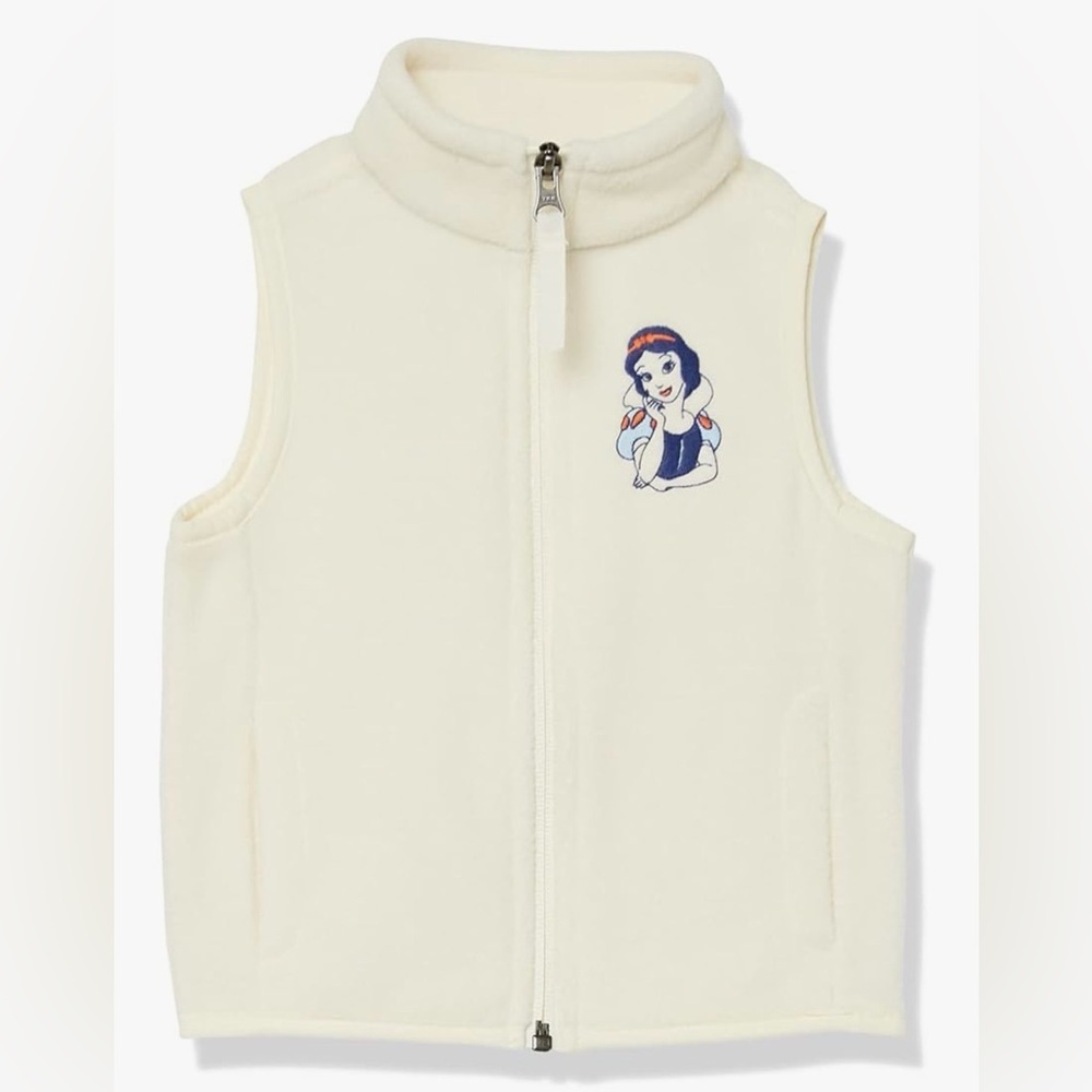 Girl’s Disney Princess Snow White embroidered full zip polar fleece NWT (6/7)(8)